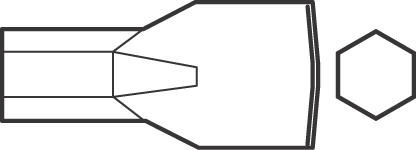 Зубило для пневматического инструмента CPB-30, CPB-40